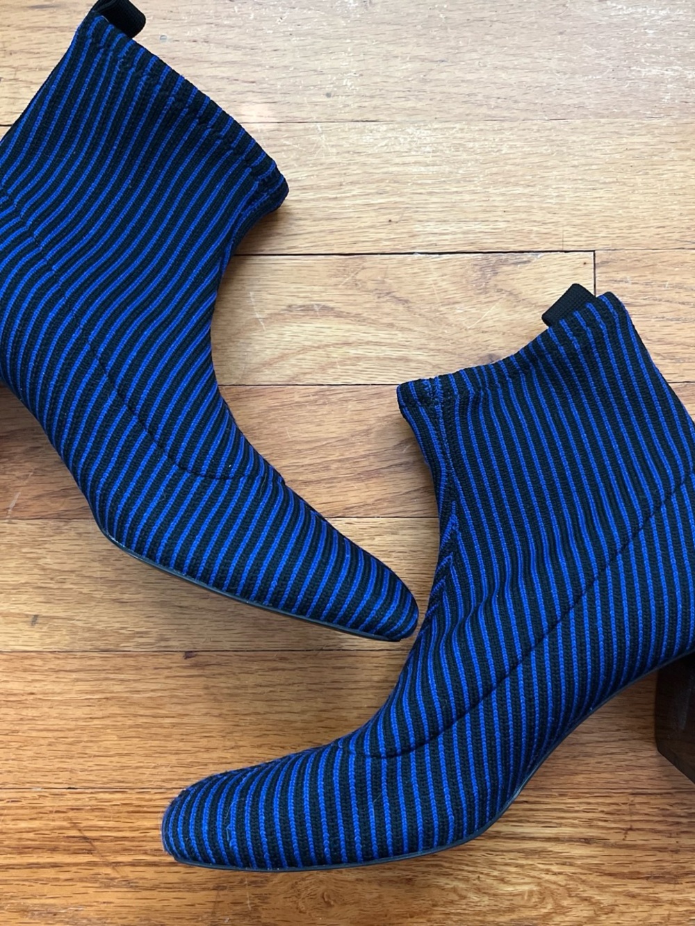 Striped sock boots - Picture 2 of 5